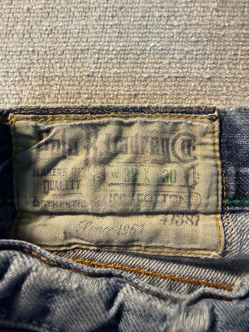 Polo Ralph Lauren Vintage 1967 Straight Leg Button Fly Denim Jeans - Picture 6 of 12